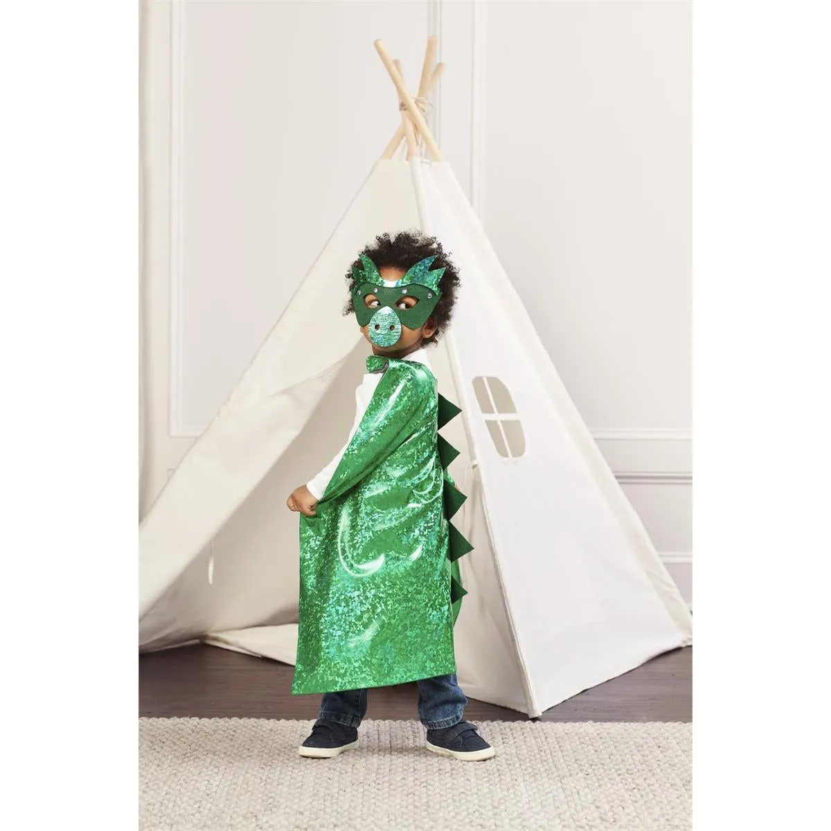 Mud Pie Dragon Cape & Mask Set