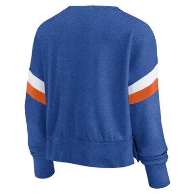 New - NCAA Boise State Broncos Women's Crew Neck Fleece Sweatshirt - XL