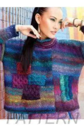 Noro 13 Asymmetrical Pullover PATTERN ONLY