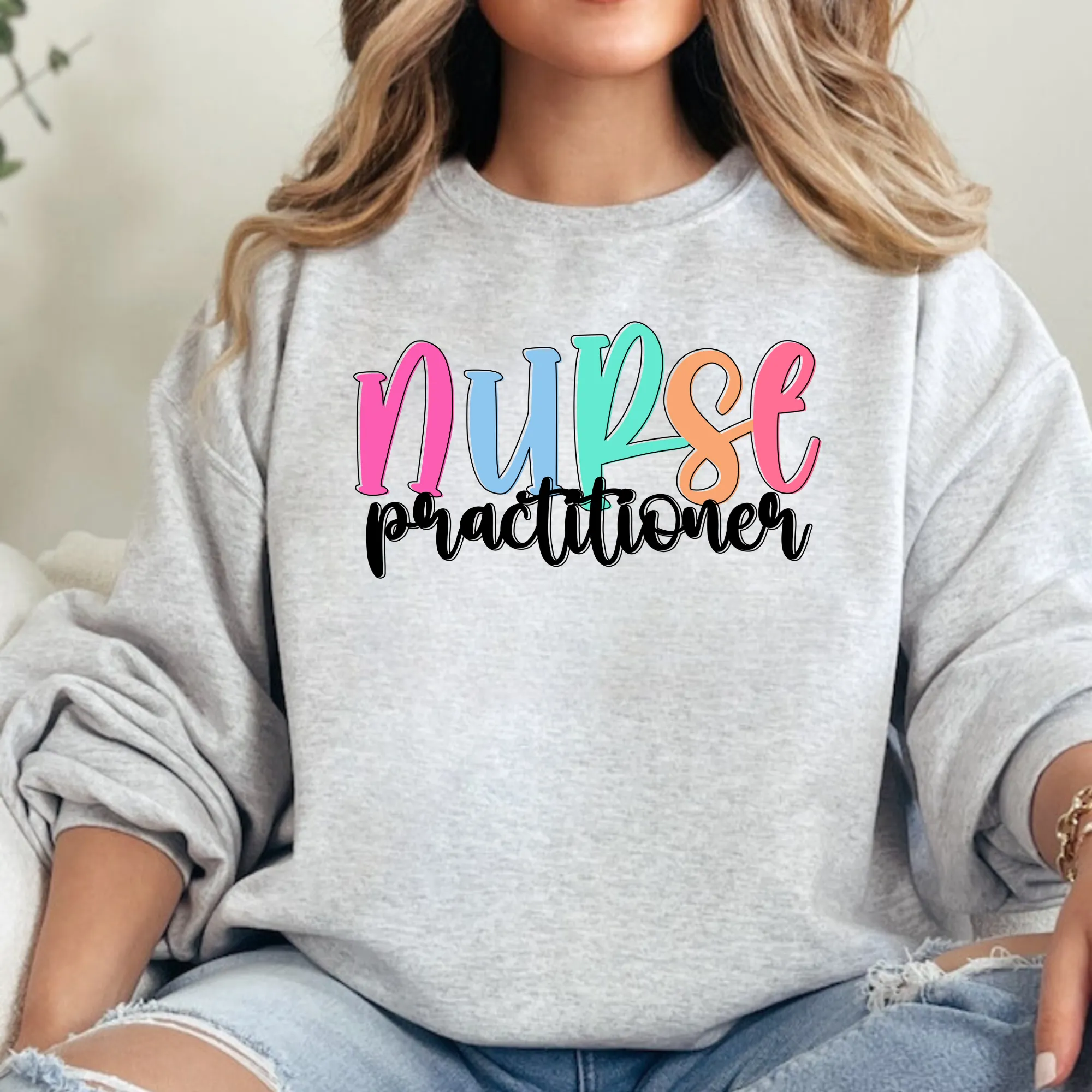 Nurse Practitioner Crewneck Sweatshirt