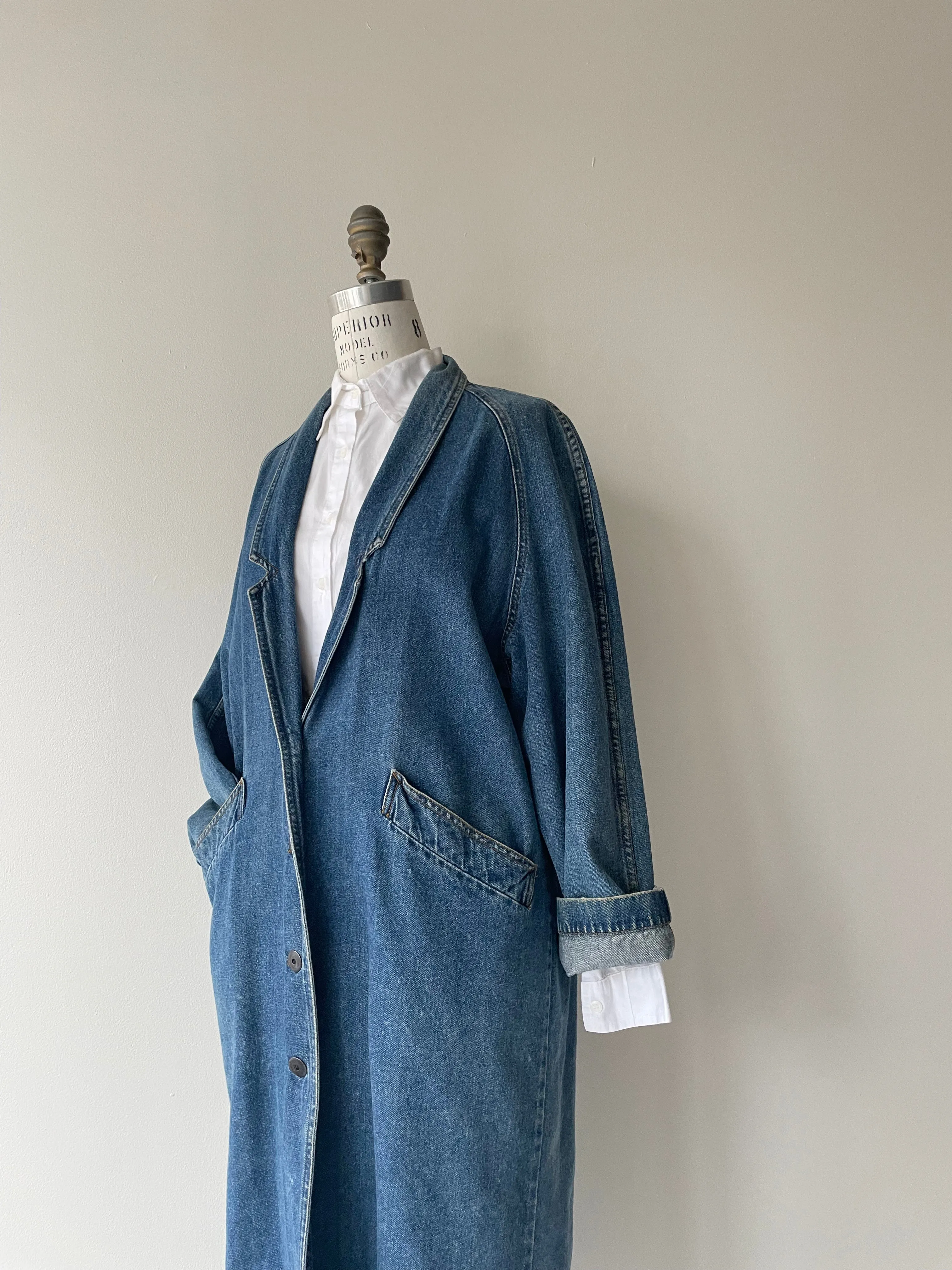 Oakbrook Denim Overcoat