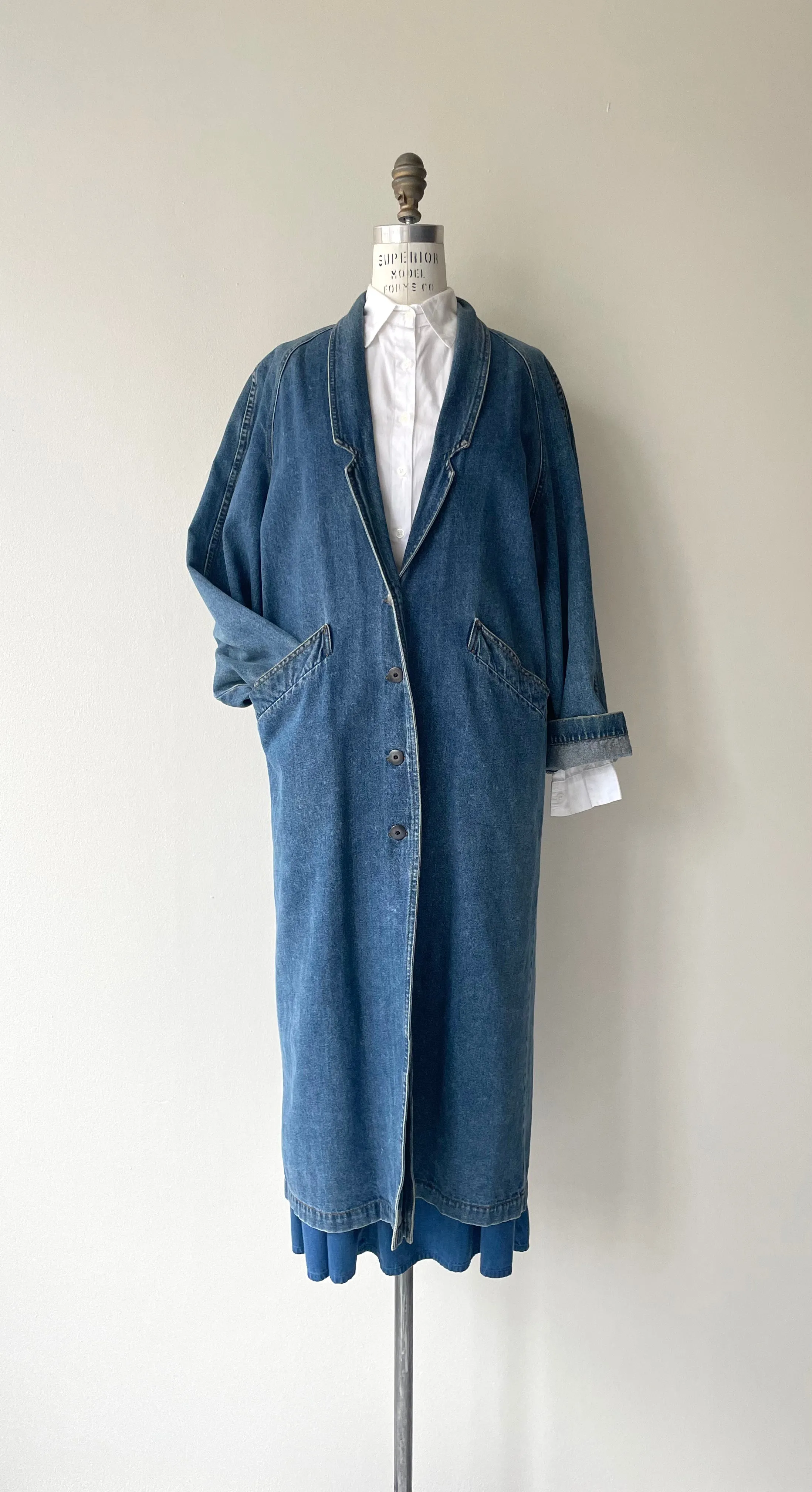 Oakbrook Denim Overcoat