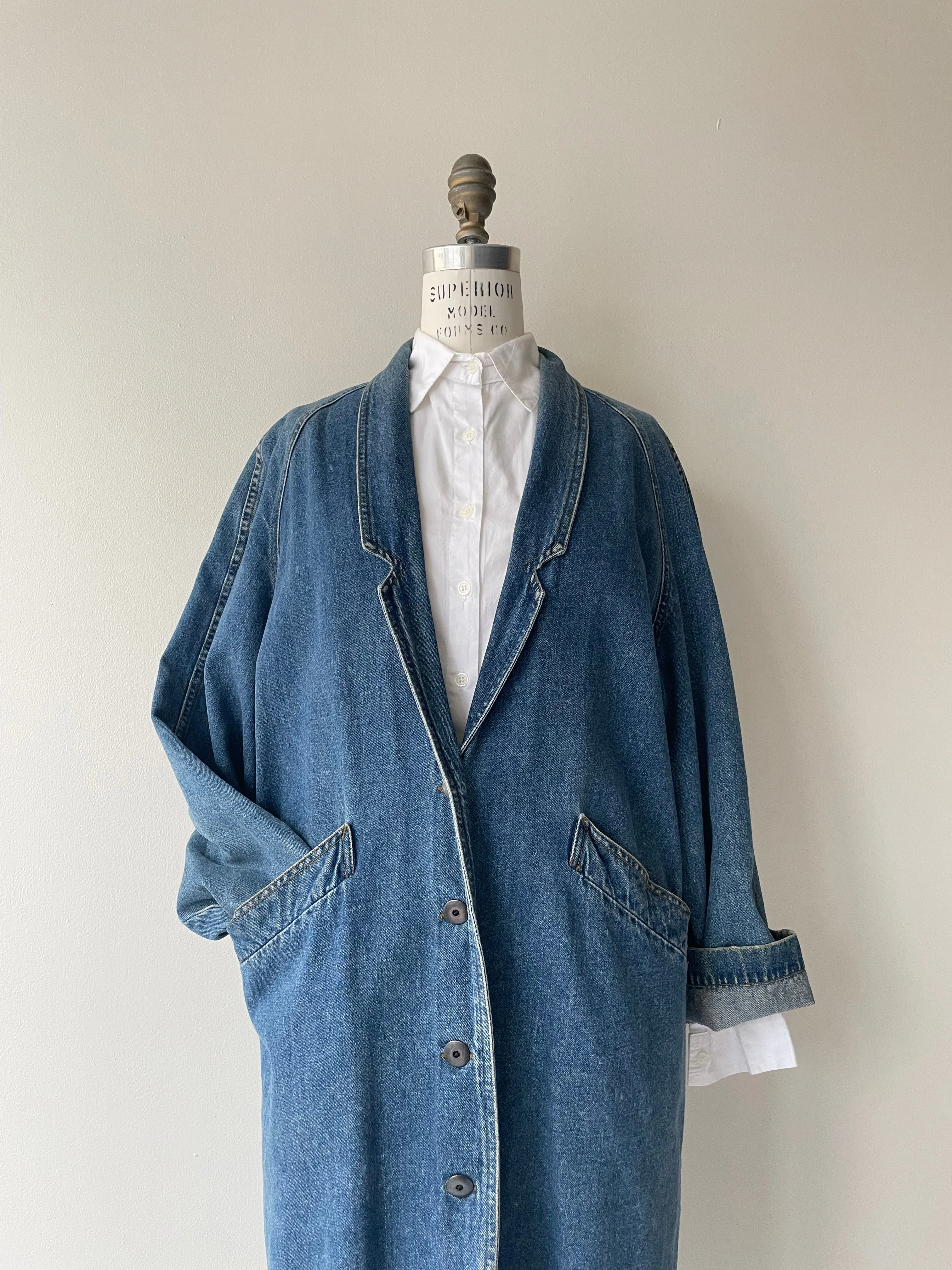 Oakbrook Denim Overcoat