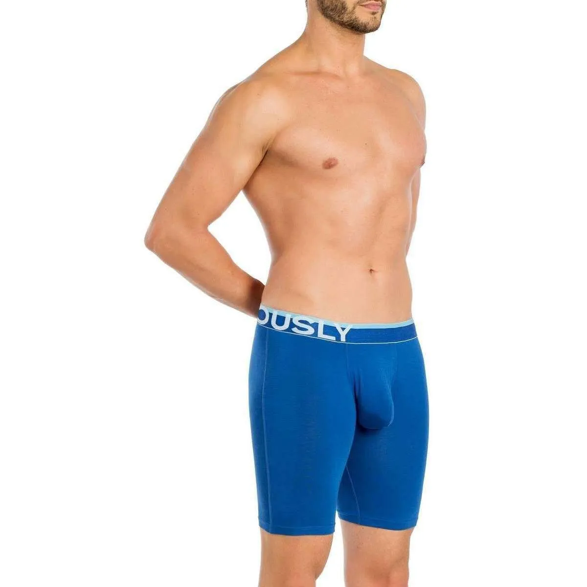 Obviously EveryMan AnatoMAX Boxer Brief 9inch Leg - Blue