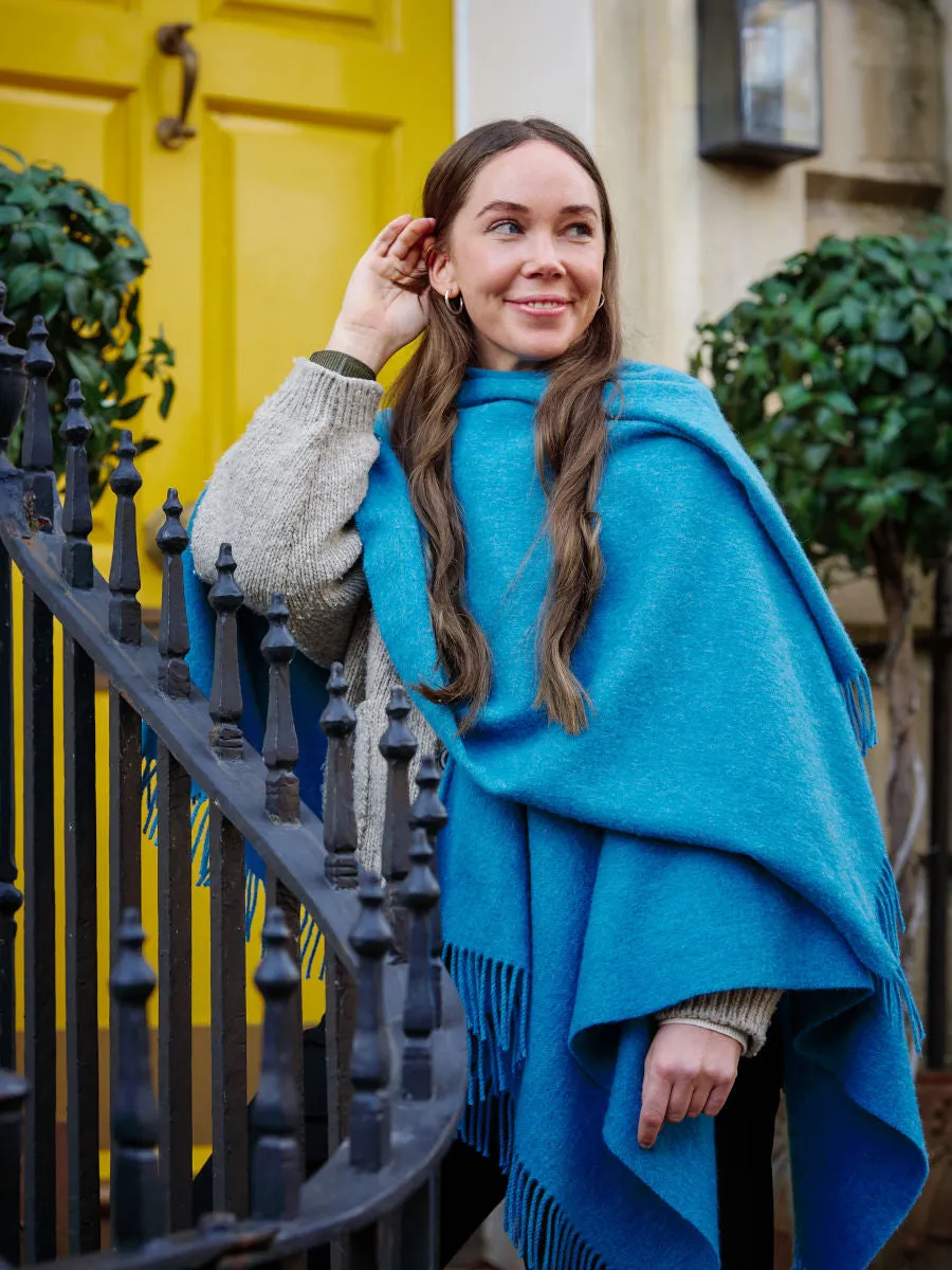 Ocean Blue Wearable Blanket Wrap