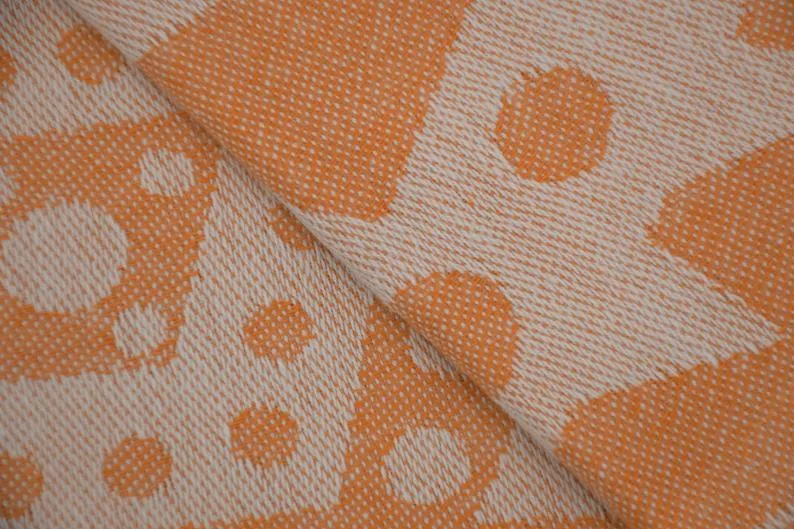 Orange Mandala 100% Cotton Towel