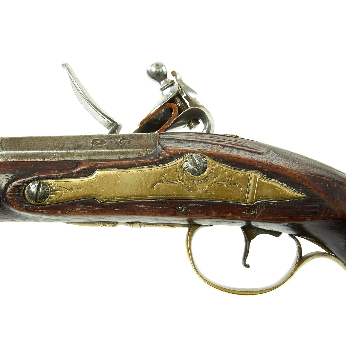 Original British Napoleonic Flintlock Overcoat Pistol by T. Richards of London - c. 1800