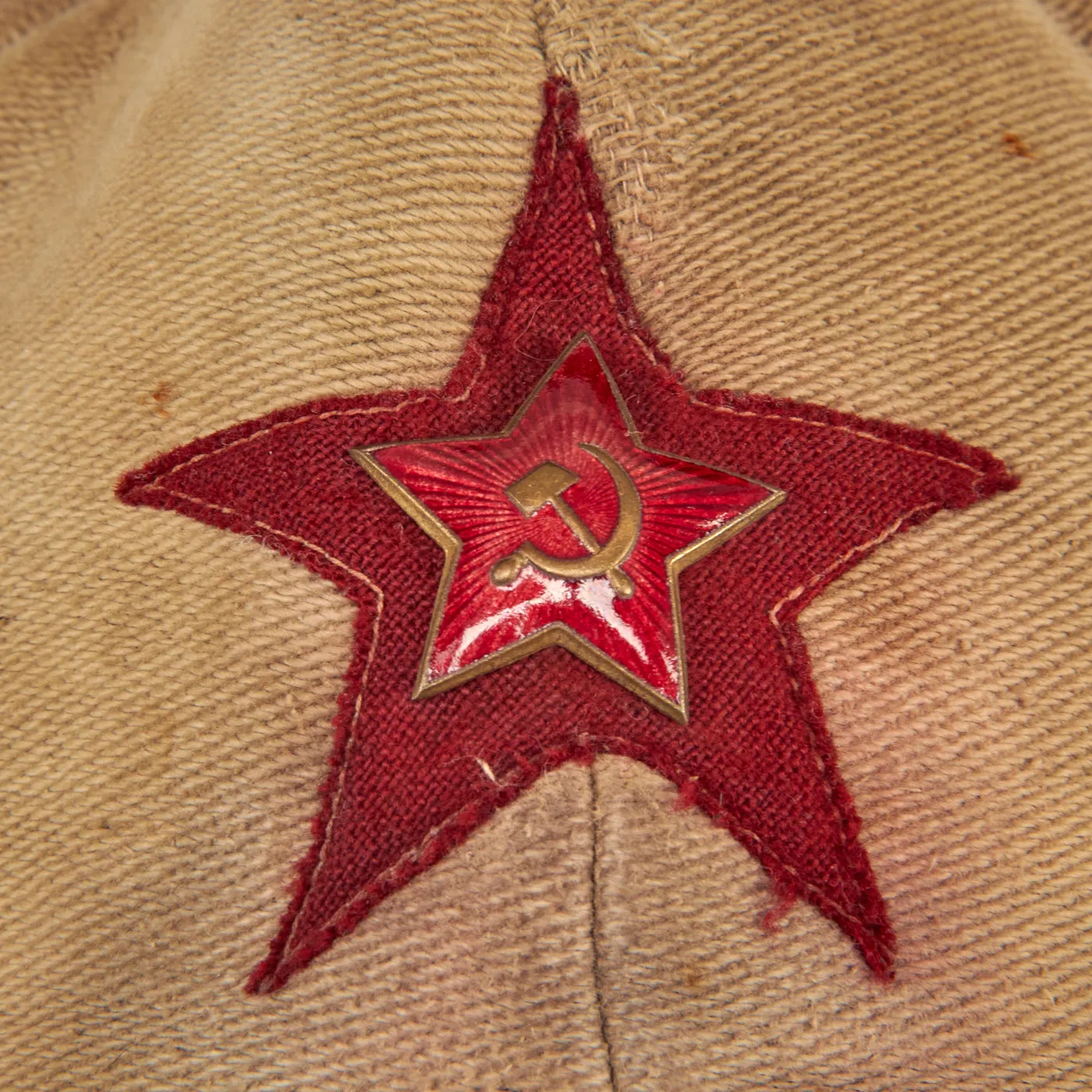 Original Soviet WWII M27 Budenovka Winter Cap - Dated 1939