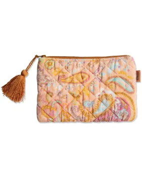 Paisley Paradise Velvet Cosmetic Purse