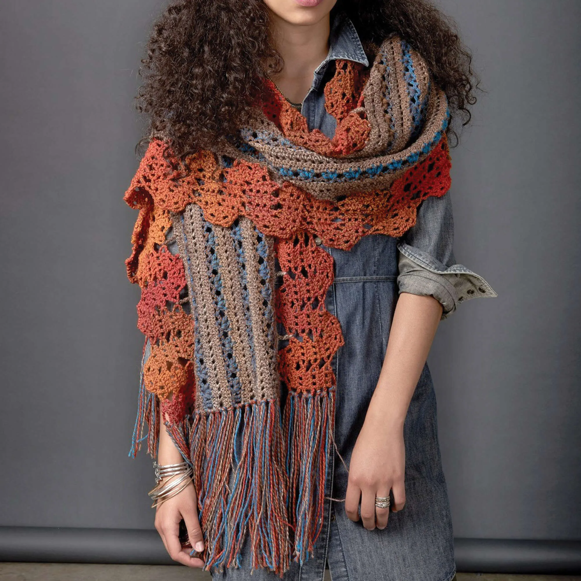 Patons Crochet Globetrotter Shawl