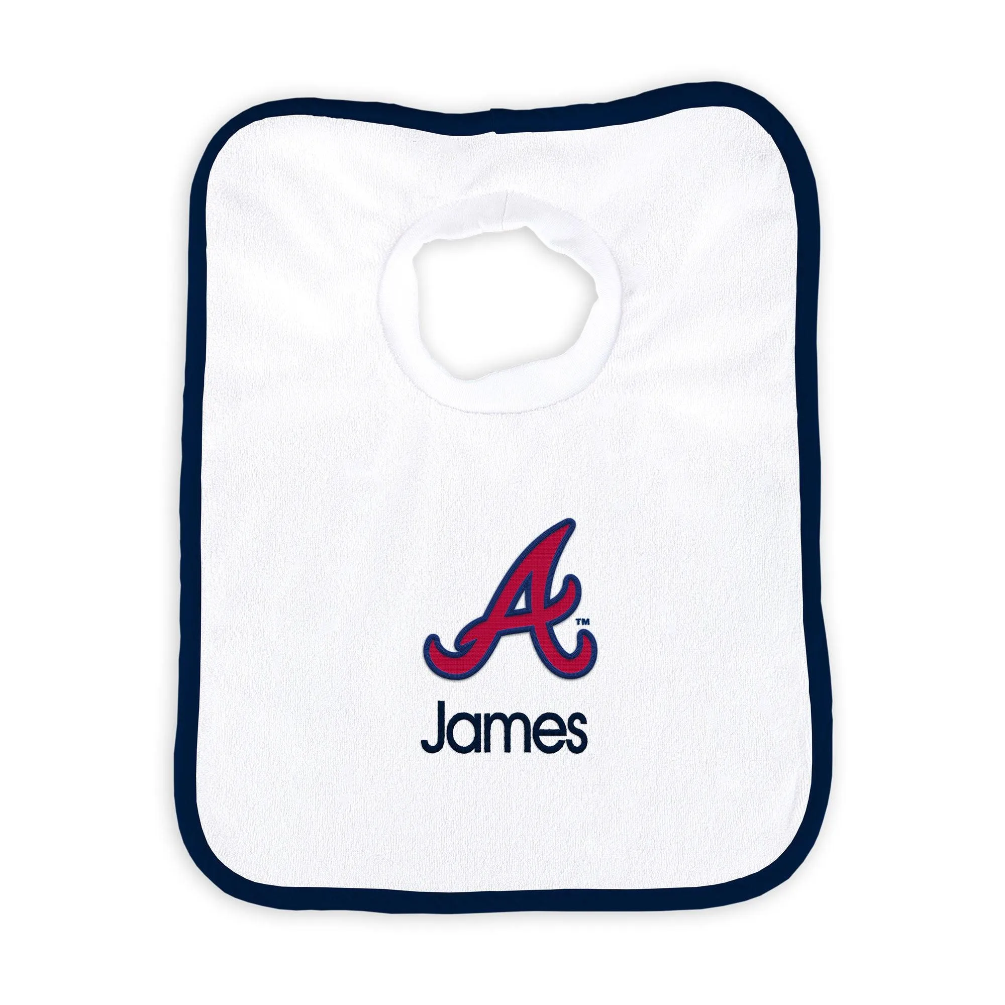 Personalized Atlanta Braves Large Basket - 9 Items