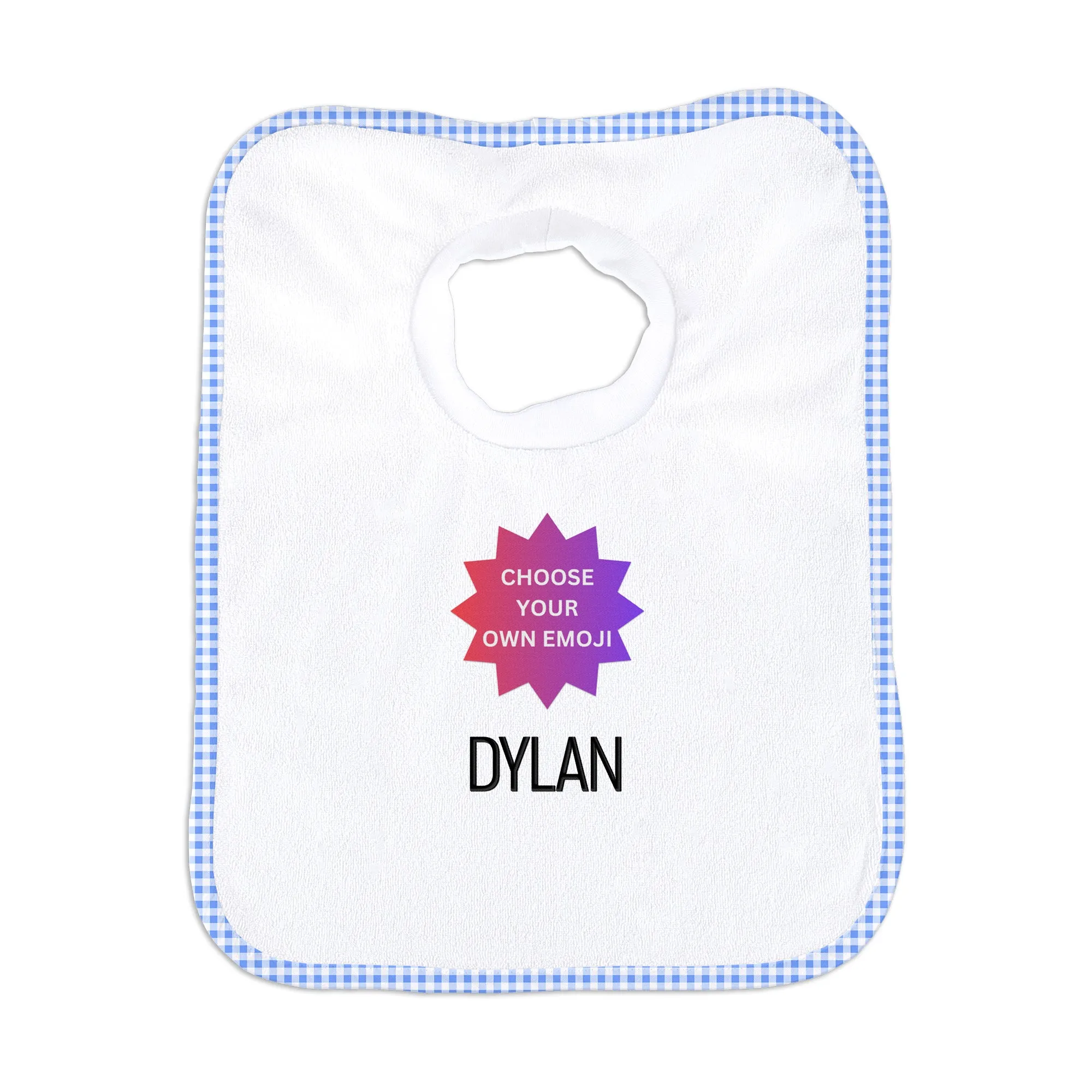 Personalized Choose Your Own Emoji Bib