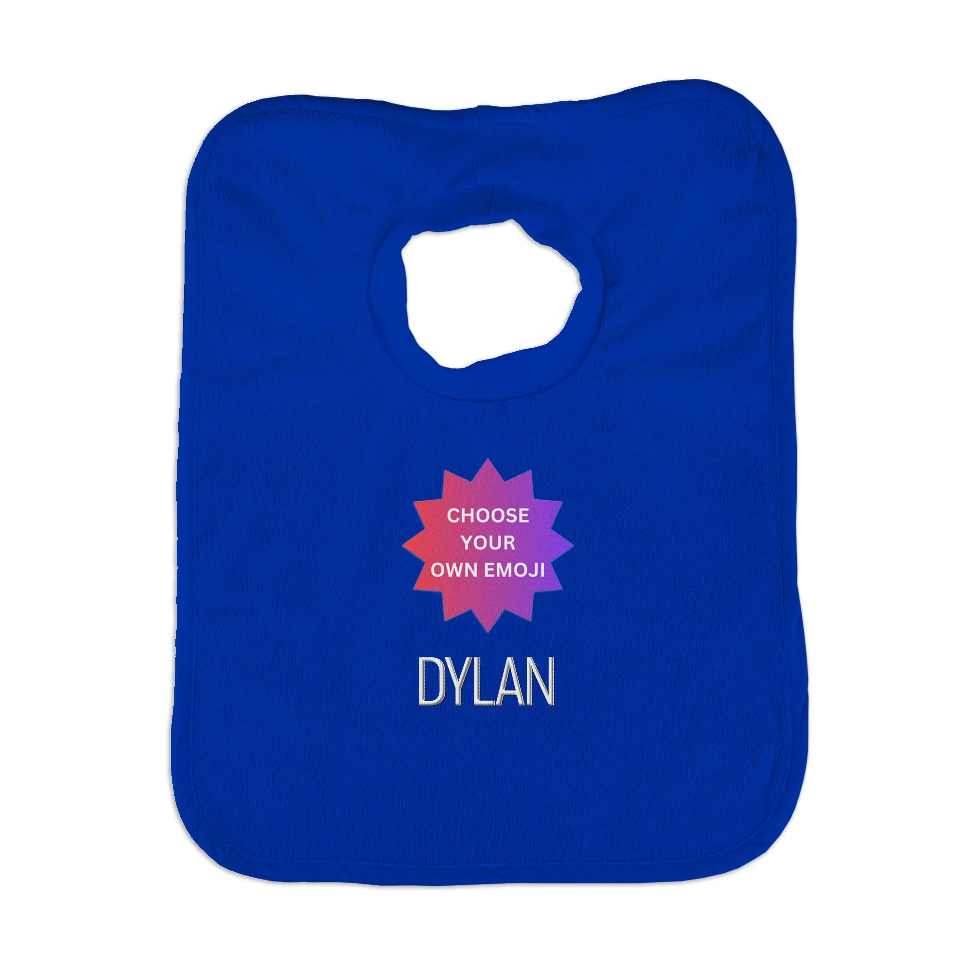 Personalized Choose Your Own Emoji Bib