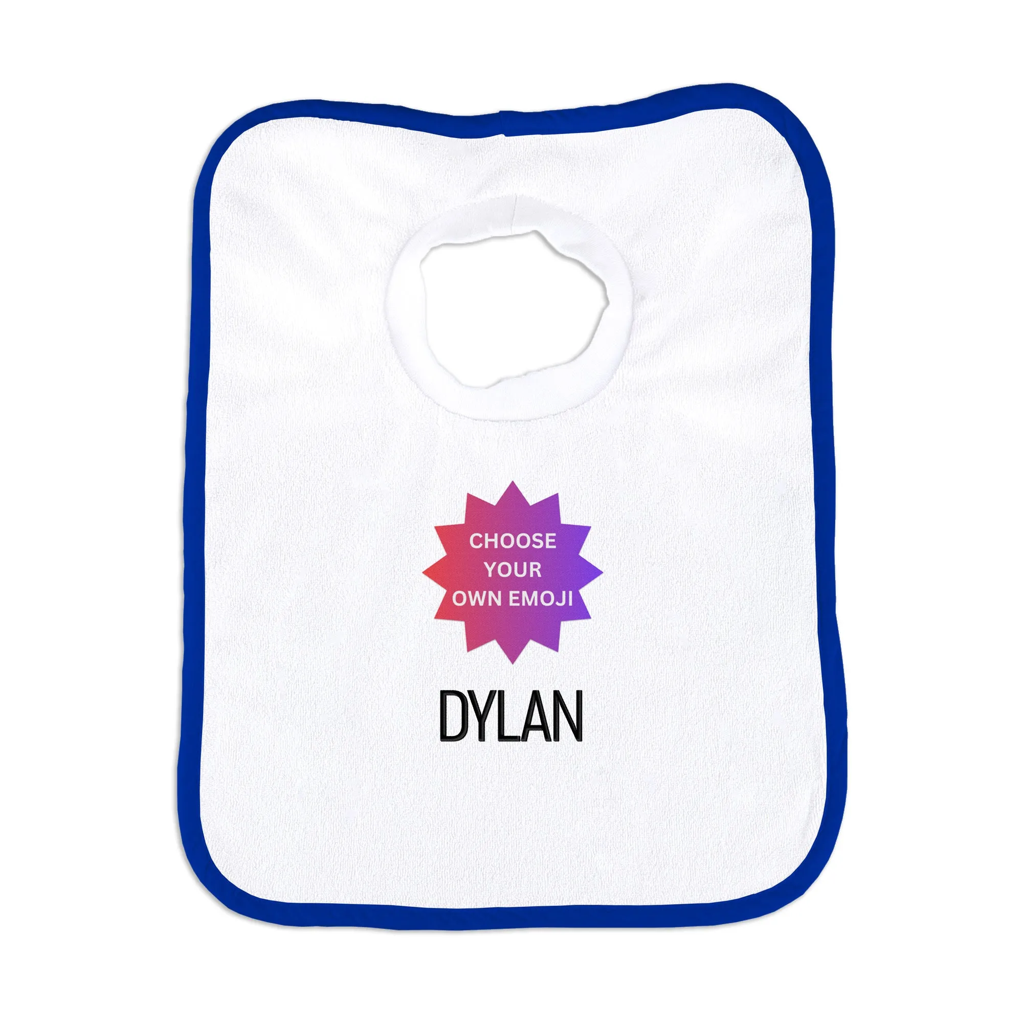 Personalized Choose Your Own Emoji Bib