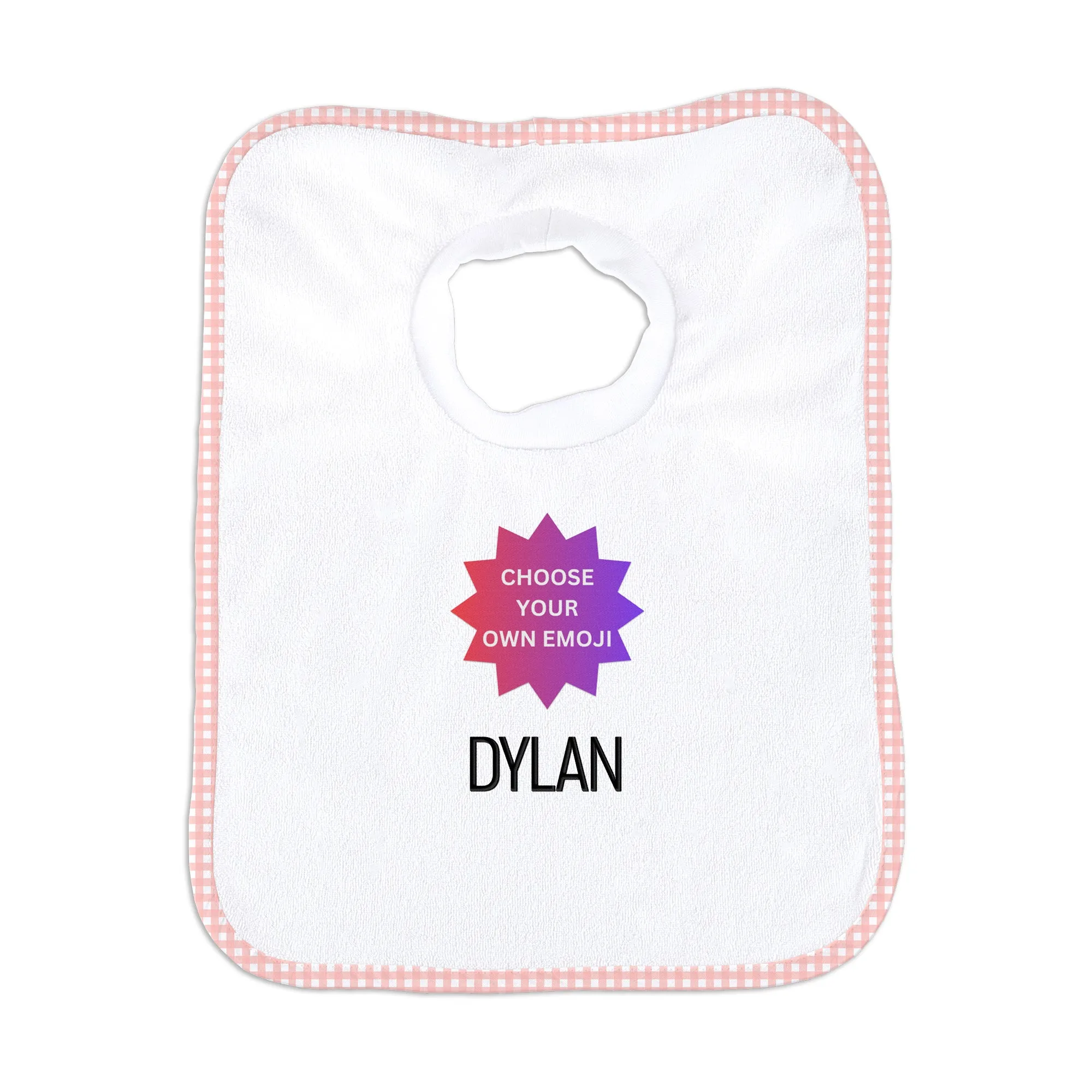 Personalized Choose Your Own Emoji Bib