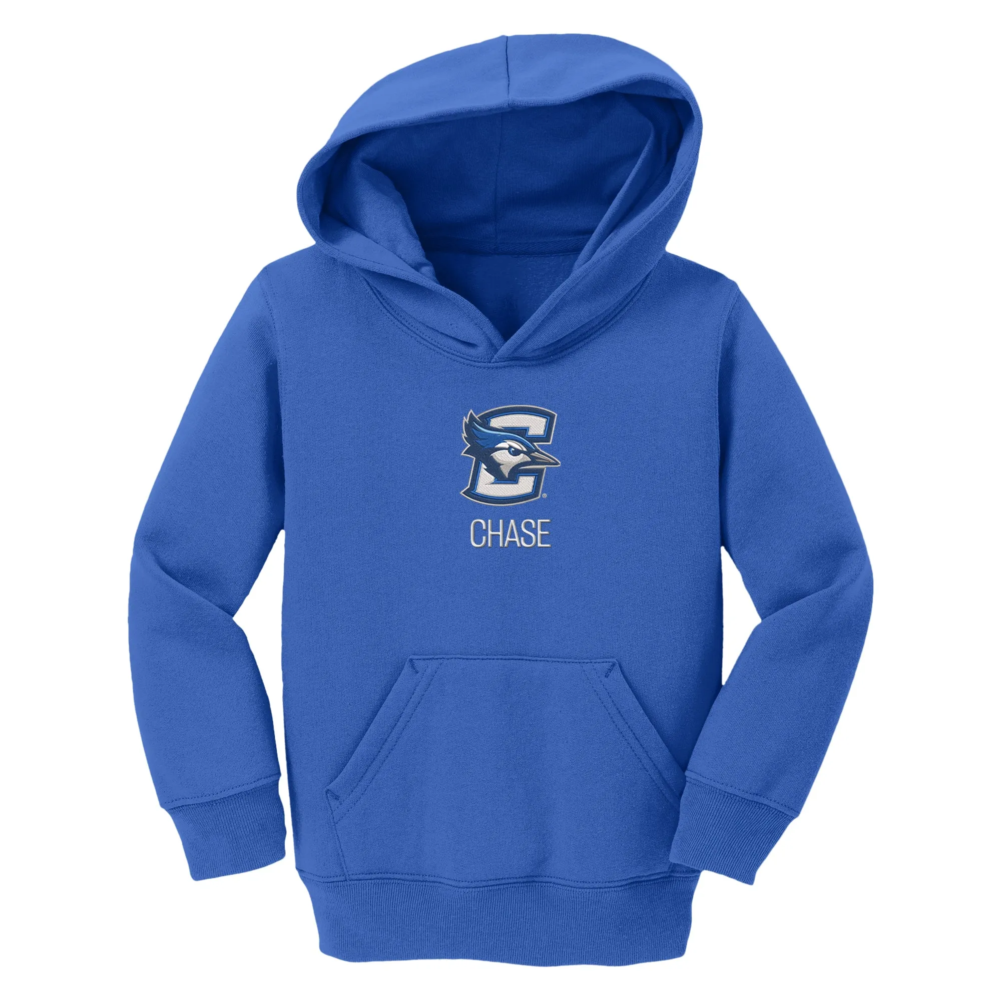 Personalized Creighton Bluejays Toddler Pullover Sweatshirt