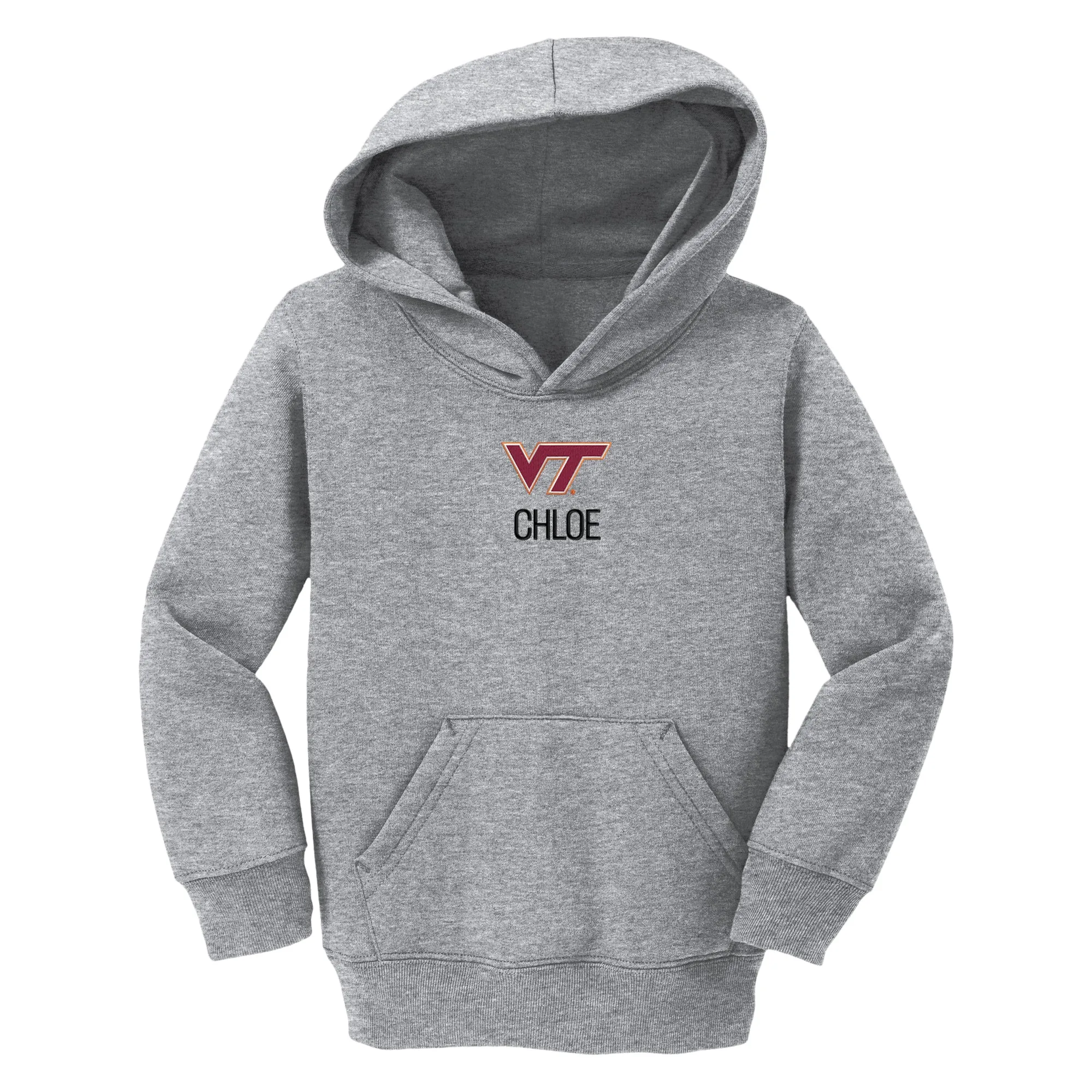 Personalized Virginia Tech Hokies Toddler Pullover Sweatshirt