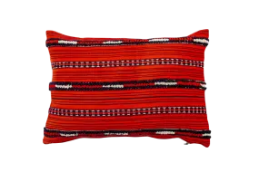 Pillow: Handwoven antique Hungarian hemp - P332