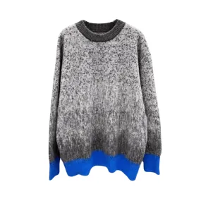 Pre Order:  Gradient Round Neck Knit Sweater