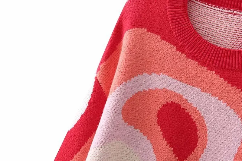 Pre Order:  Watercolor Swirls Knit Pullover