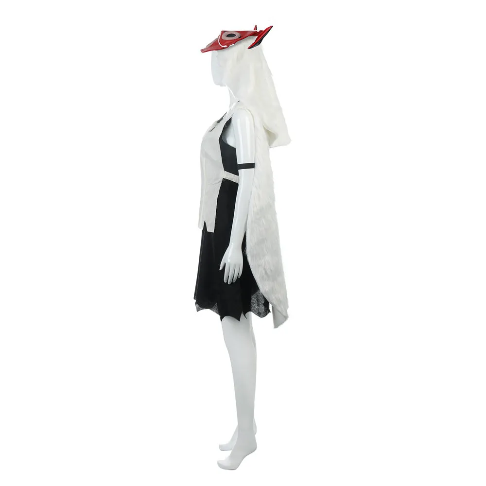 Princess Mononoke San Wolf Girl Cosplay Costume With Mask (S-L Ready to Ship)