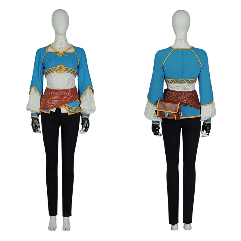 Princess Zelda Cosplay The Legend of Zelda: Tears of the Kingdom  Costume Elf Ear Outfit