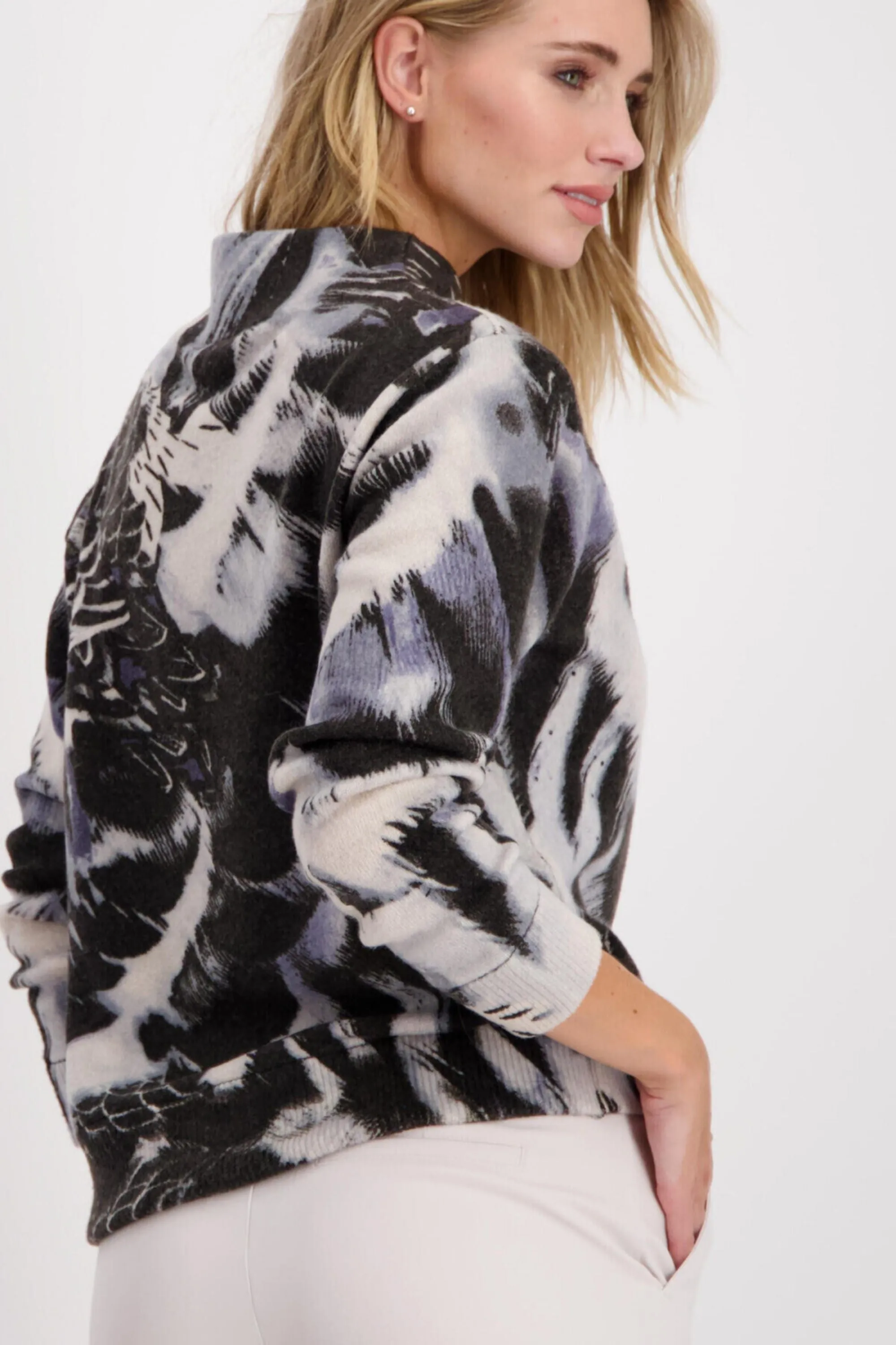 PRINTED PULLOVER - 807472MNR