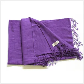 Pure Pashmina Shawl Purple