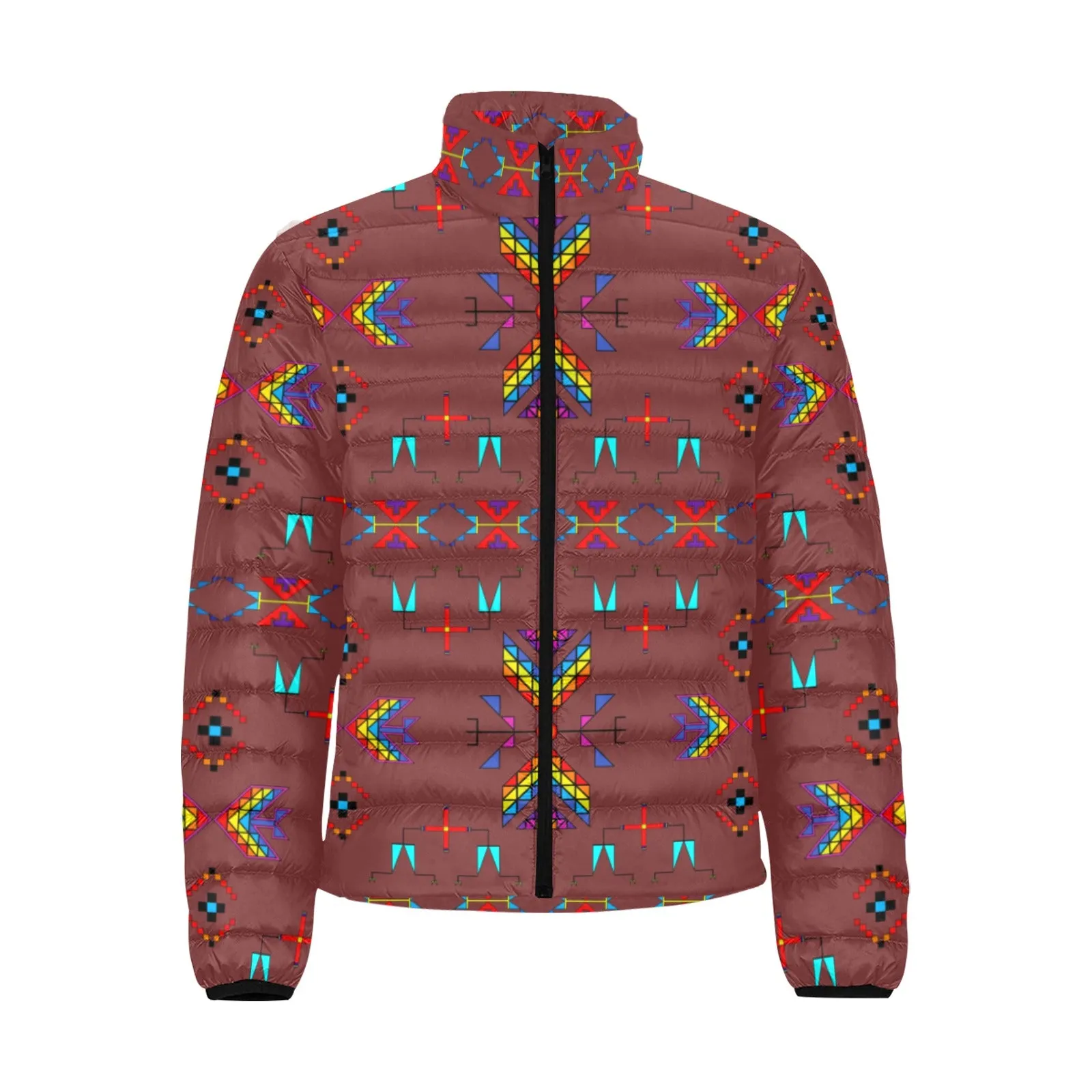 Rainy Chief Rainbow Earth Clay Men's Padded Jacket