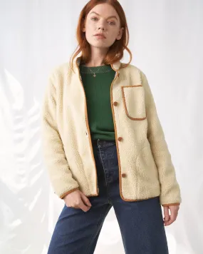 Recycled Sherpa Flannel-Lined Jacket