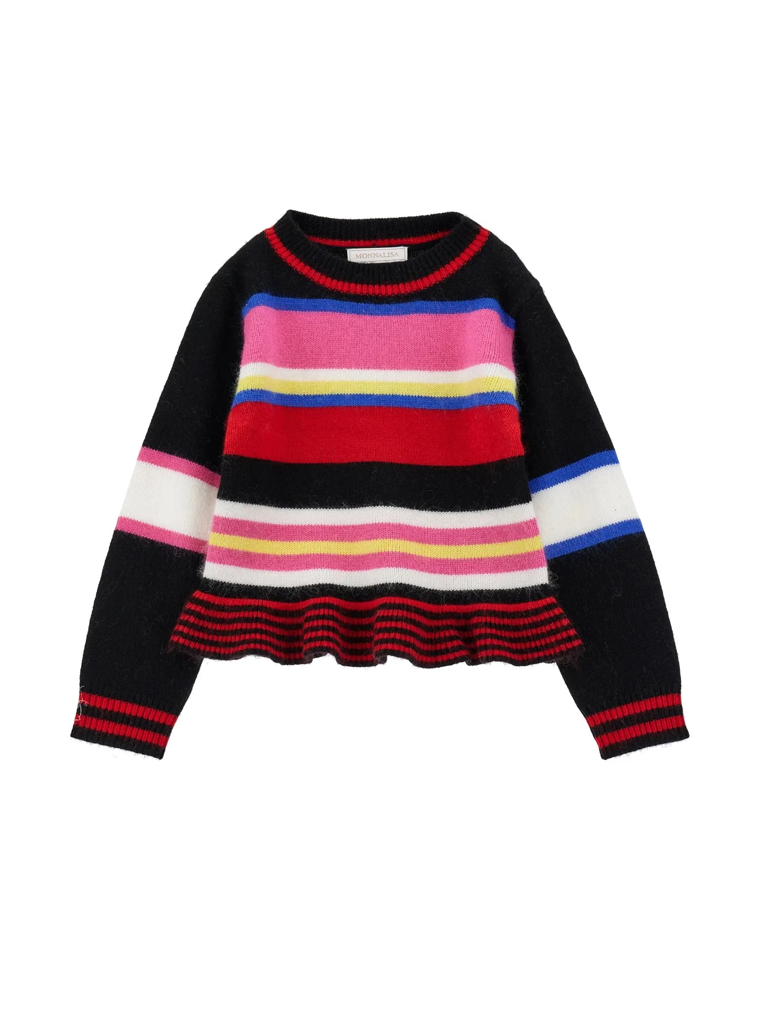 Red Stripe Knit Sweater