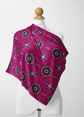 Rising Star Strawberry Moon Satin Shawl