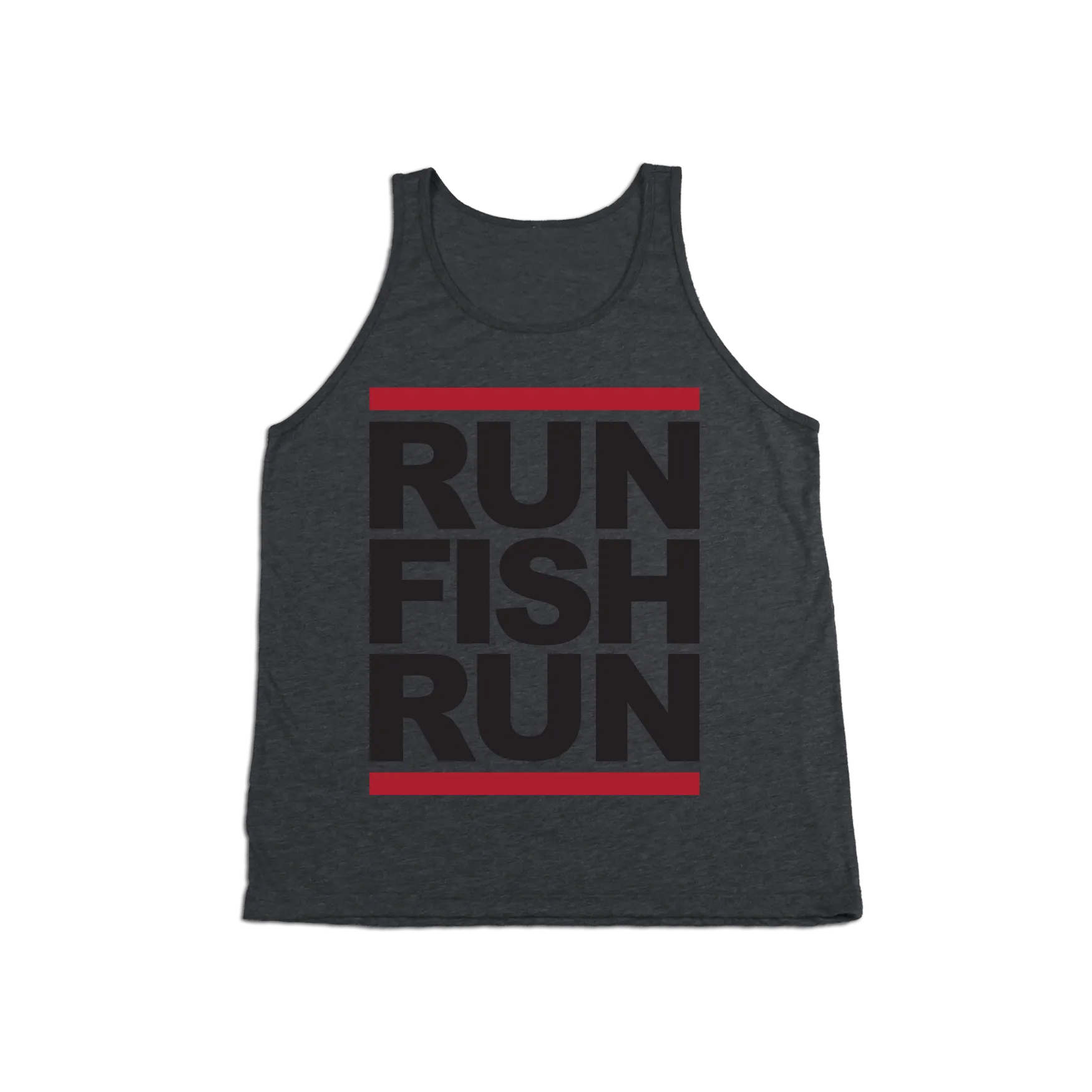 #RUNFISHRUN YOUTH Tank Top - Black