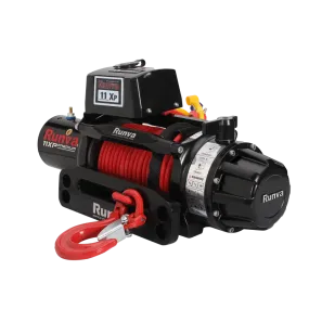 Runva 11XP Premium Red Edition 12V Winch with Synthetic Rope