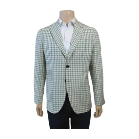 Sartorio Sport Coat - Green & Grey Check