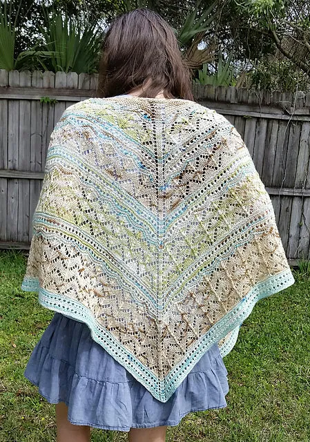 Secret Admirer Shawl Knitting Pattern DIGITAL DOWNLOAD