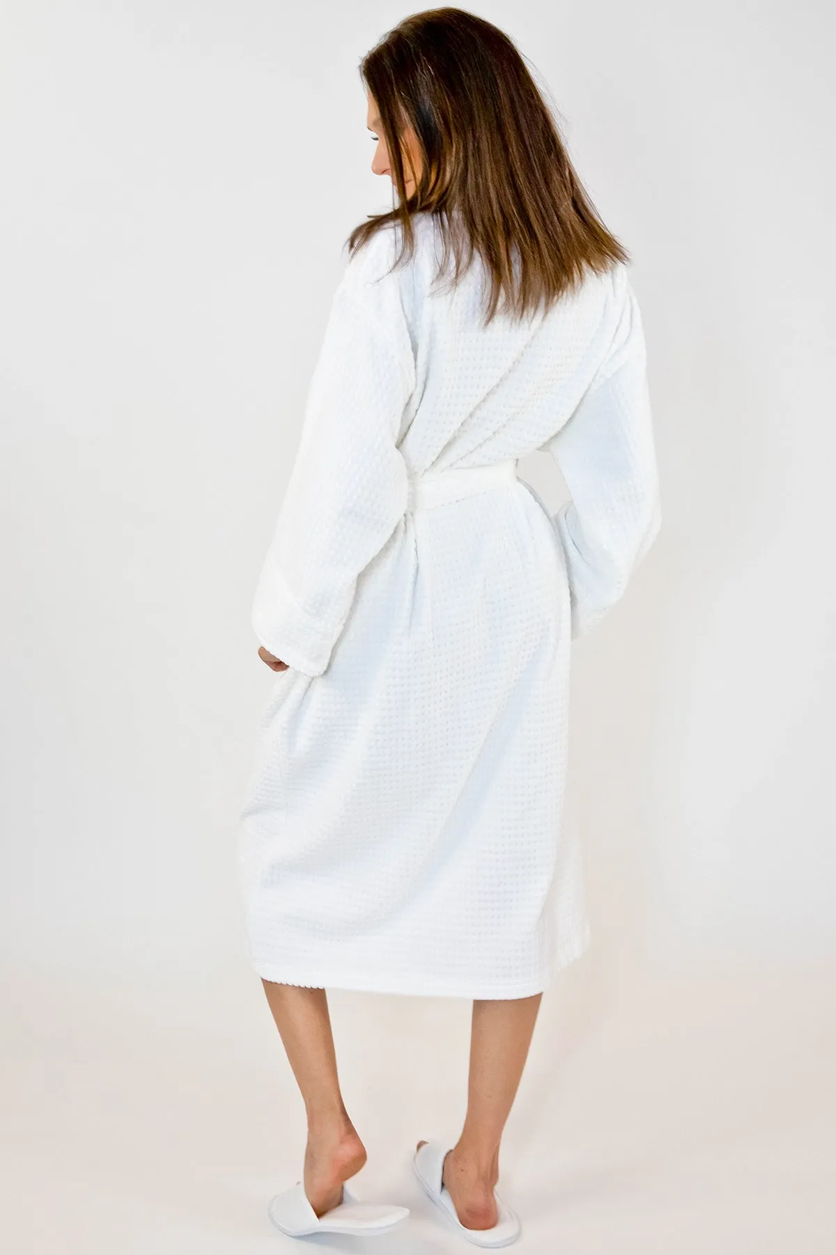 Shawl Grid Bathrobe