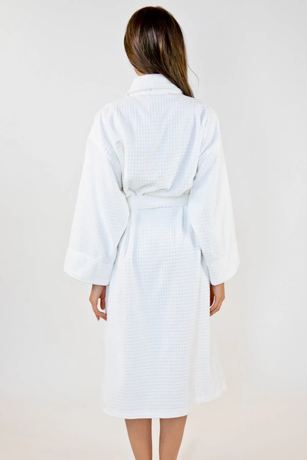 Shawl Grid Bathrobe