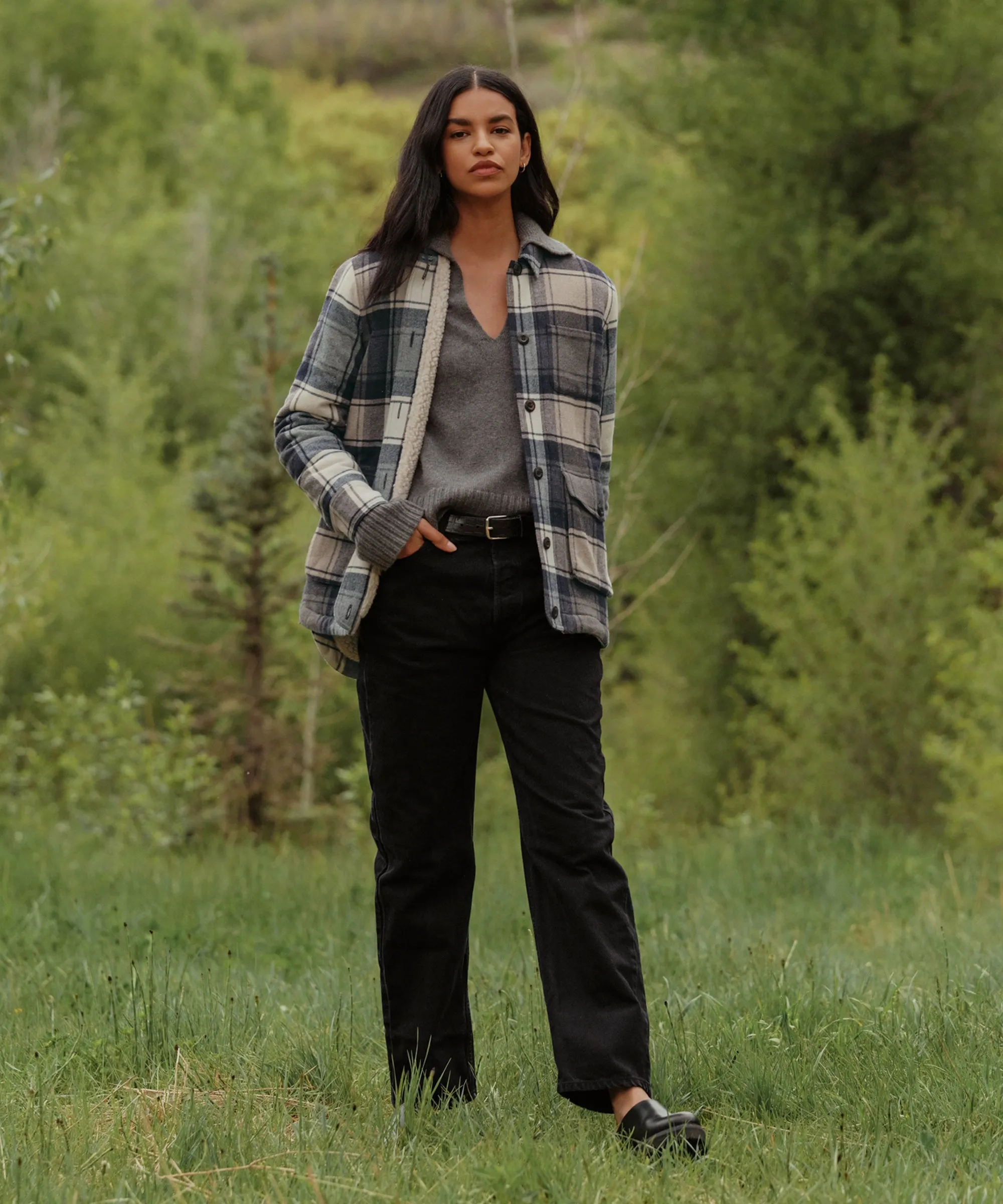 Shearling-Lined Farmhouse Jacket