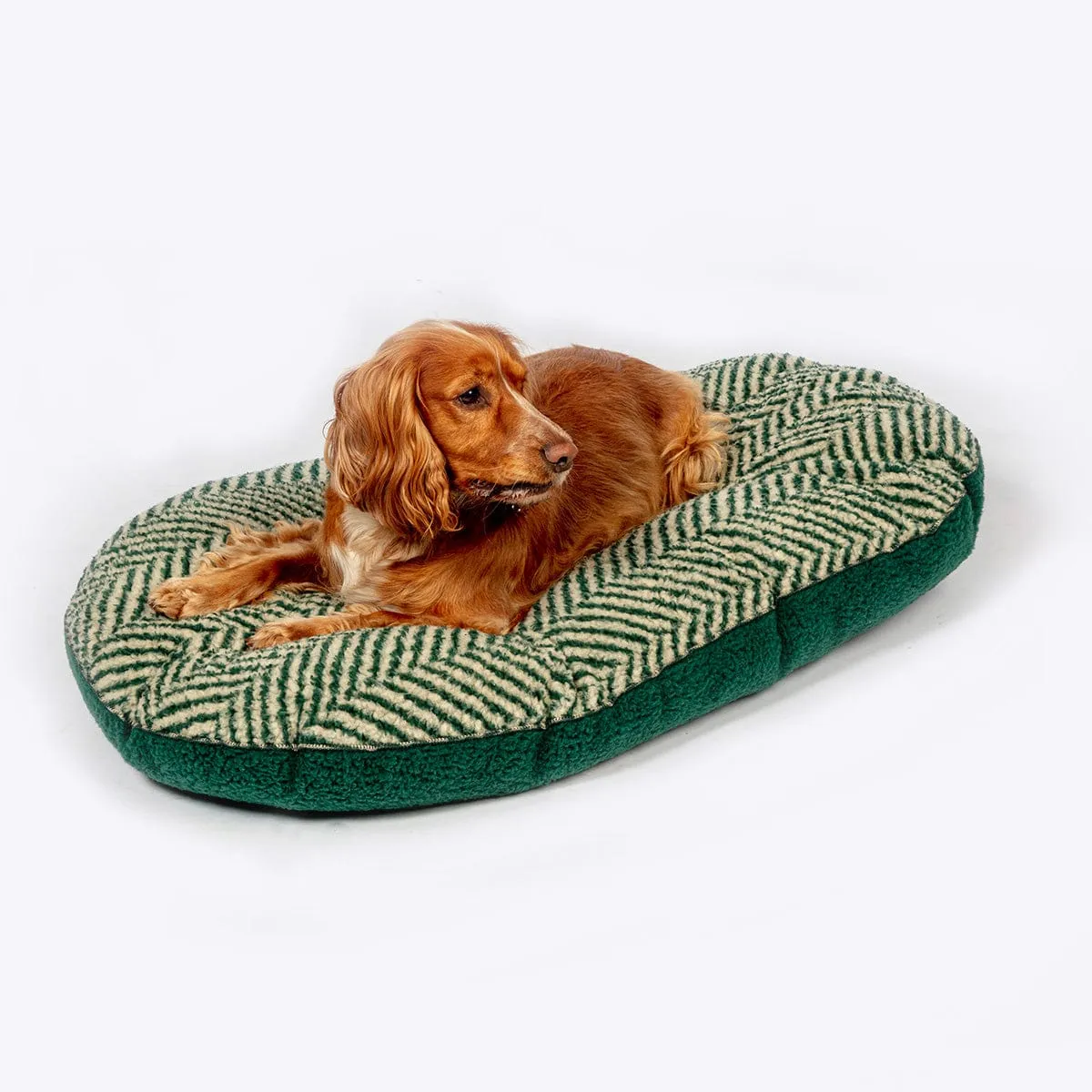 Sherpa Fleece Luxury Quilted Mattress Dog Bed