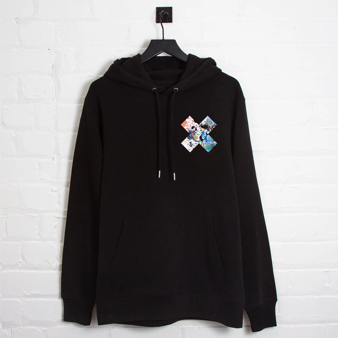 Smiley 1 X Imprint  - Pullover Hood - Black