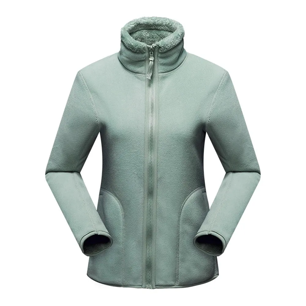 Snuggly Fleece Reversible Women's Winter Jacket