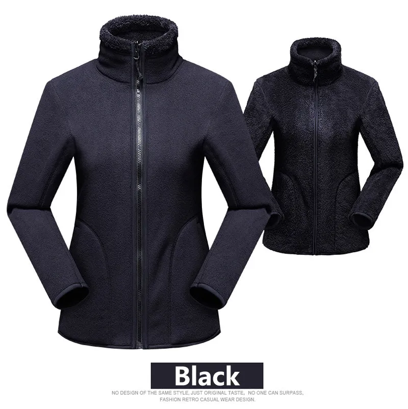 Snuggly Fleece Reversible Women's Winter Jacket