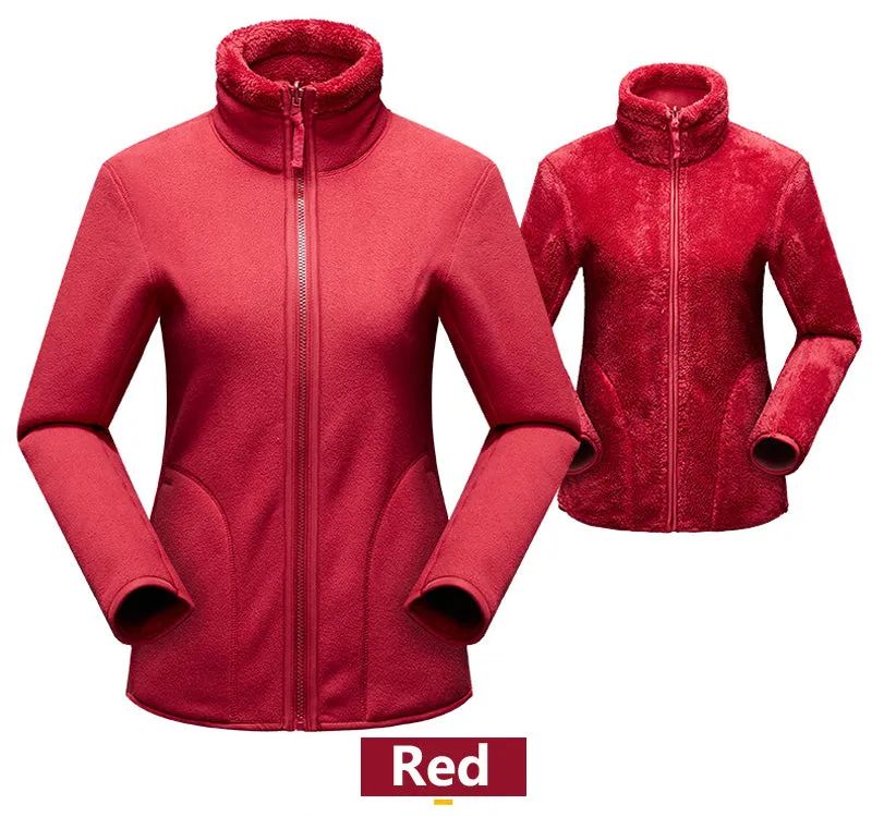 Snuggly Fleece Reversible Women's Winter Jacket