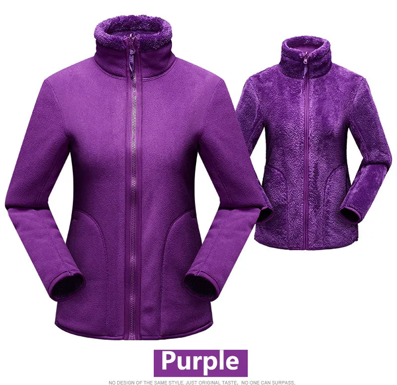 Snuggly Fleece Reversible Women's Winter Jacket