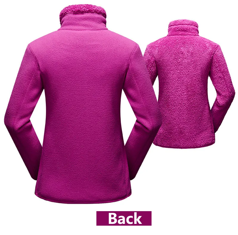 Snuggly Fleece Reversible Women's Winter Jacket