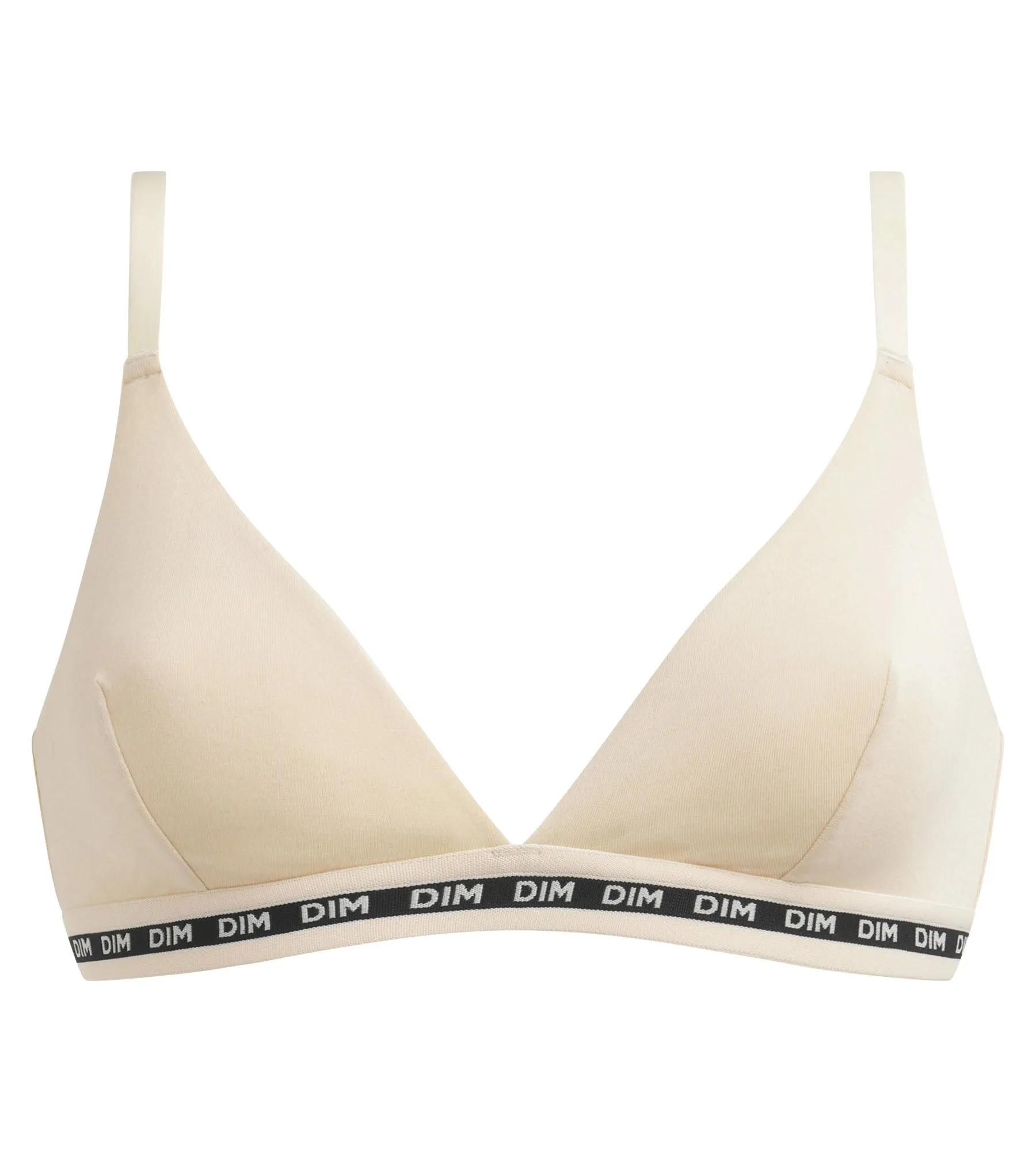 Soutien-gorge triangle sans armature en coton modal Beige Dim Icons Essentiel