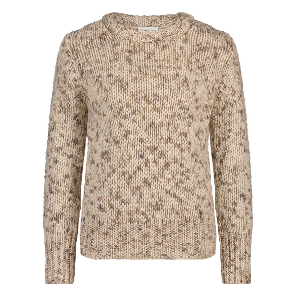 Spotty Pullover | Ecru Melange