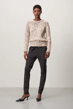 Spotty Pullover | Ecru Melange