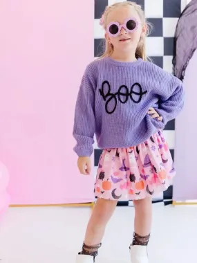 SWE Purple Boo Sweater